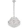 2_Savannah 16" Wide Chrome and Crystal Pendant Light