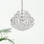 1_Savannah 16" Wide Chrome and Crystal Pendant Light