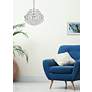 3_Savannah 16" Wide Chrome and Crystal Pendant Light more views