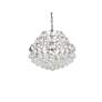 4_Savannah 16" Wide Chrome and Crystal Pendant Light more views