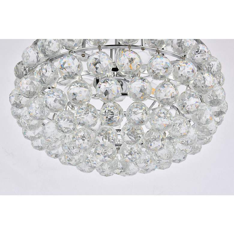 Image 5 Savannah 16" Wide Chrome and Crystal Pendant Light more views