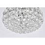 5_Savannah 16" Wide Chrome and Crystal Pendant Light more views