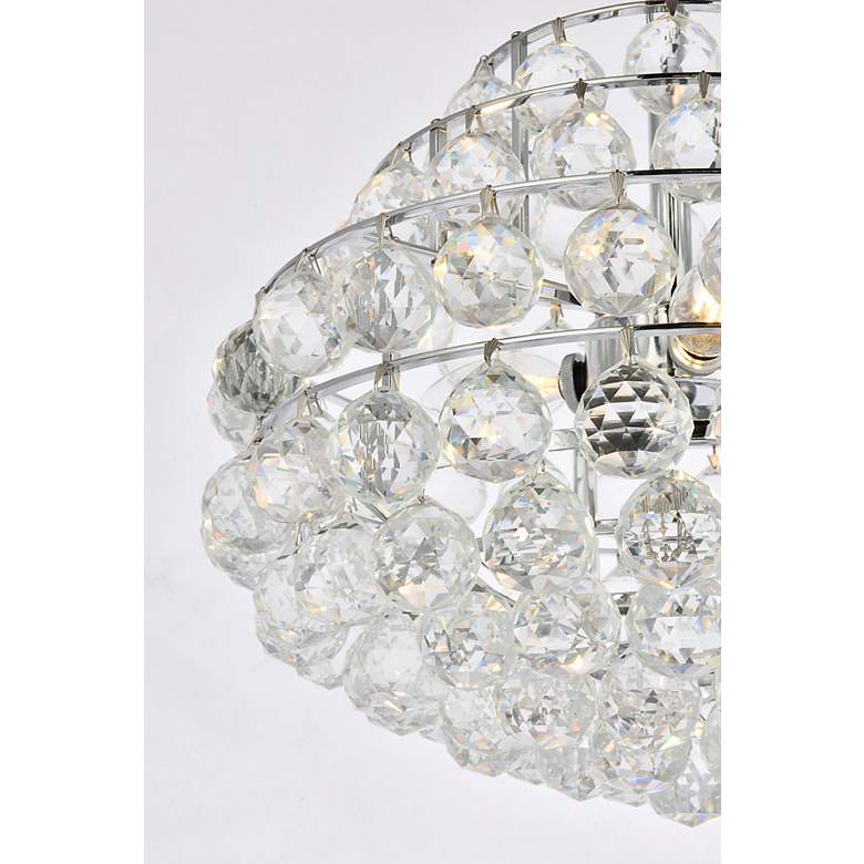 Image 6 Savannah 16" Wide Chrome and Crystal Pendant Light more views