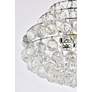 6_Savannah 16" Wide Chrome and Crystal Pendant Light more views