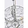 7_Savannah 16" Wide Chrome and Crystal Pendant Light more views
