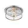 6_Savannah 13 3/4" Wide Brushed Nickel 2-Light Ceiling Light more views