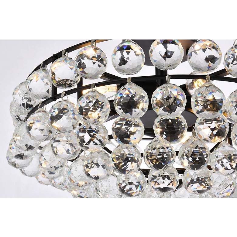 Image 6 Savannah 18" Flush Mount In Black more views