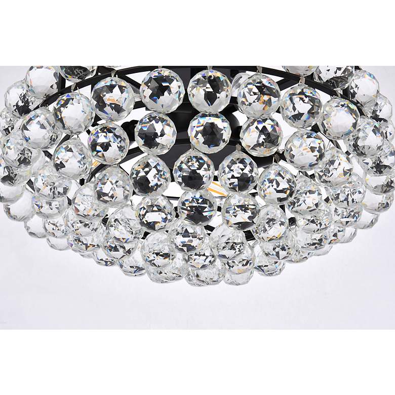 Image 7 Savannah 18 inch Flush Mount In Black more views