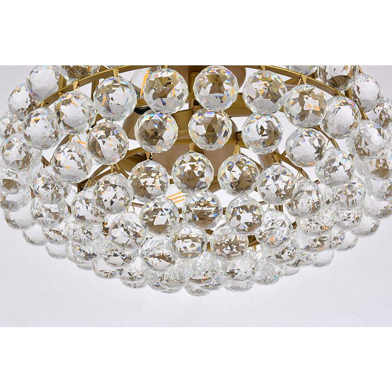 Image 6 Savannah 18" Flush Mount In Brass more views