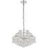 Savannah 18" Wide Chrome and Crystal Pendant Light