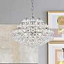 1_Savannah 18" Wide Chrome and Crystal Pendant Light