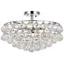 2_Savannah 18" Wide Chrome Ceiling Light
