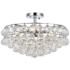 Savannah 18" Wide Chrome Ceiling Light