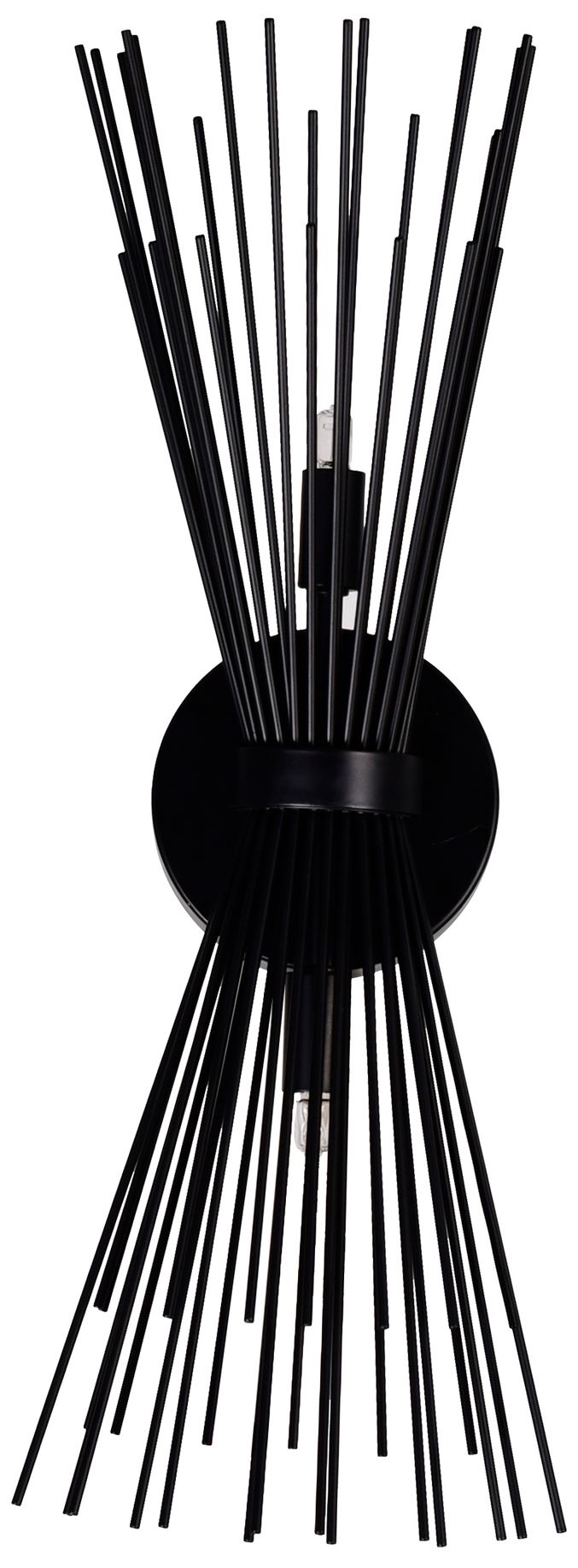 Image 6 Savannah 2 Light 8in Black Wall Sconce more views