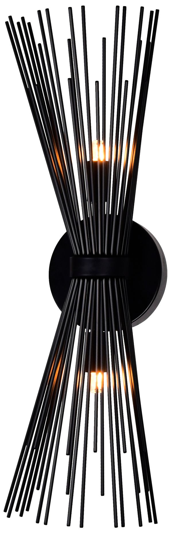 Image 2 Savannah 20" High Black 2-Light LED Wall Sconce more views