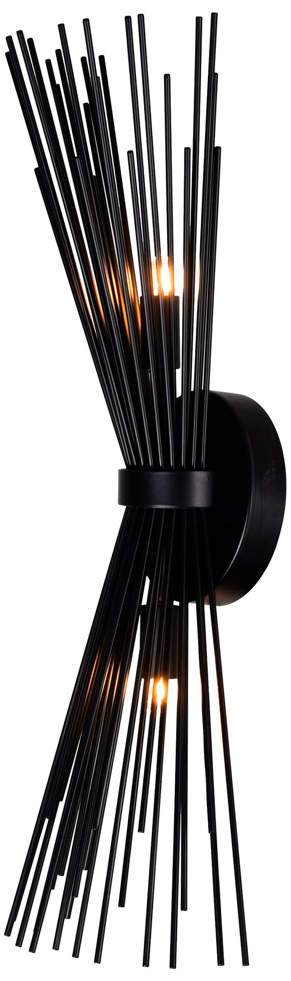 Image 4 Savannah 20" High Black 2-Light LED Wall Sconce more views