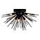 Savannah 20" Wide Black 6-Light Ceiling Light
