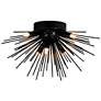 2_Savannah 20" Wide Black 6-Light Ceiling Light more views