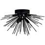 7_Savannah 20" Wide Black 6-Light Ceiling Light more views
