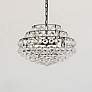 2_Savannah 20" Wide Black and Crystal Pendant Light