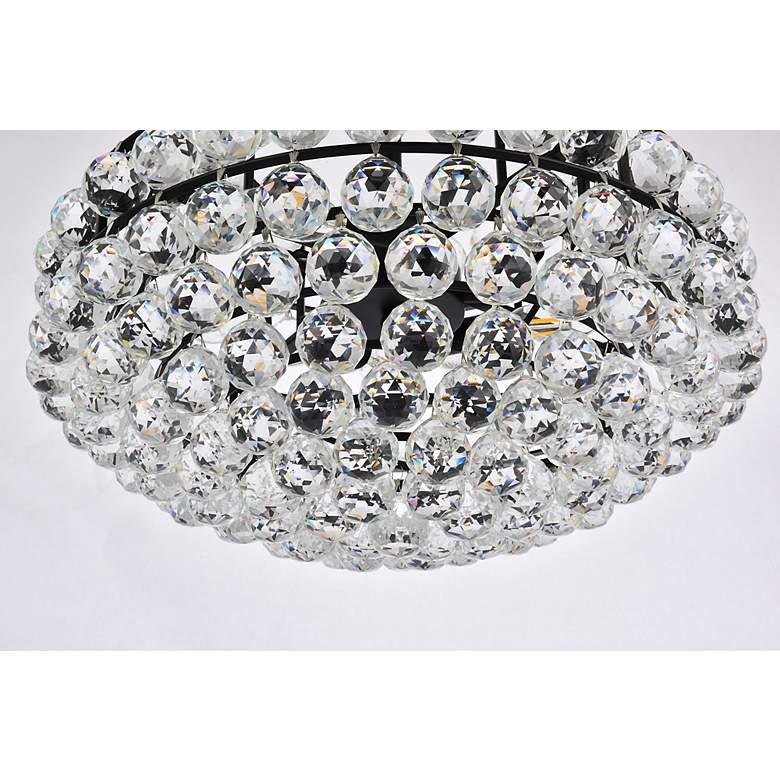 Image 6 Savannah 20" Wide Black and Crystal Pendant Light more views