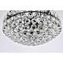 6_Savannah 20" Wide Black and Crystal Pendant Light more views
