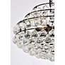7_Savannah 20" Wide Black and Crystal Pendant Light more views