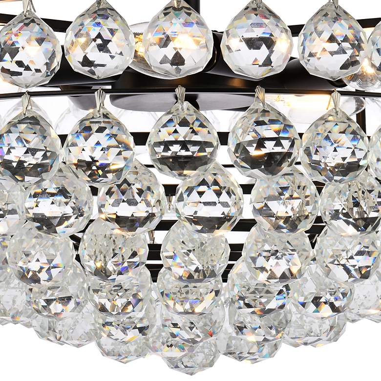 Image 4 Savannah 20" Wide Black Ceiling Light more views