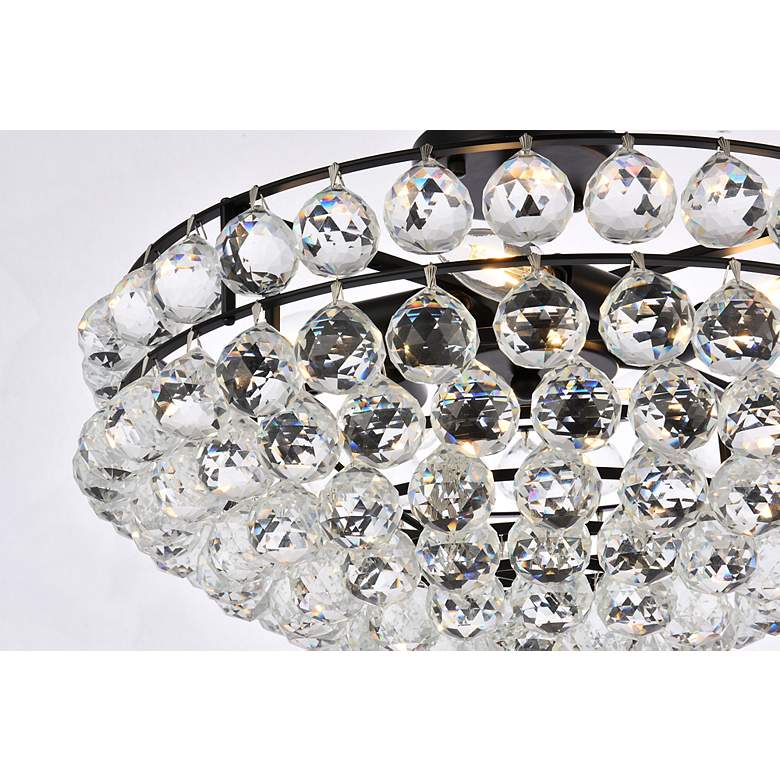 Image 7 Savannah 20" Wide Black Ceiling Light more views