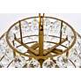Savannah 20" Wide Brass Clear Crystal 5-Light Pendant in scene