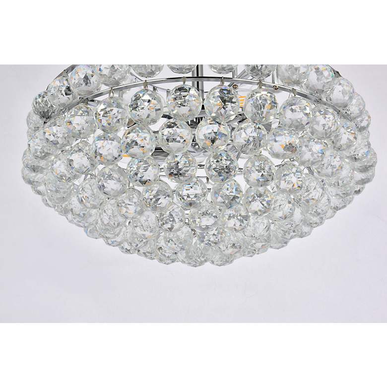Image 5 Savannah 20" Wide Chrome and Crystal Pendant Light more views