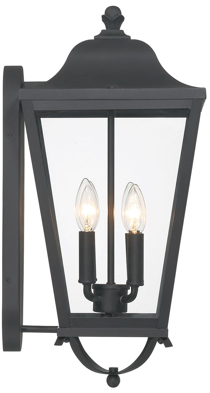 Image 6 Savannah 21" High Sand Coal Outdoor Wall Light more views