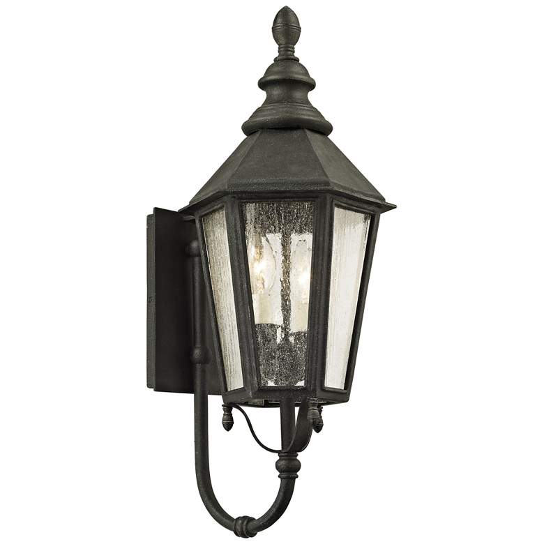 Image 1 Savannah 23 1/4" High Vintage Iron Outdoor Wall Light