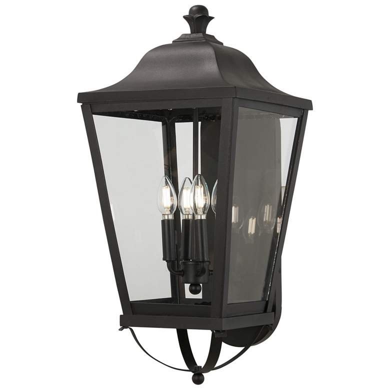 Image 1 Savannah 25 1/2" High Sand Coal 4-Light Outdoor Wall Light