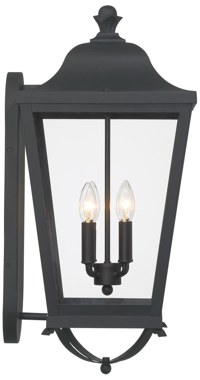 Image 6 Savannah 25 1/2" High Sand Coal 4-Light Outdoor Wall Light more views