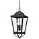 Savannah 25 3/4"H Sand Coal 4-Light Outdoor Hanging Light