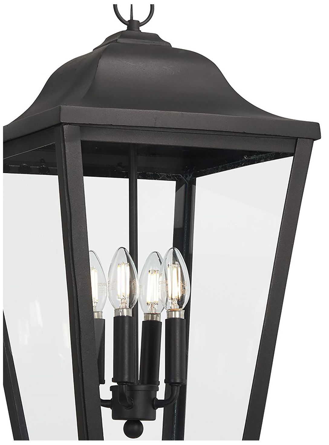 Image 2 Savannah 25 3/4"H Sand Coal 4-Light Outdoor Hanging Light more views