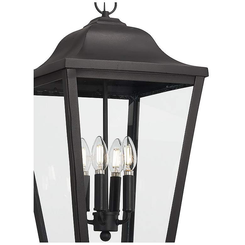 Image 2 Savannah 25 3/4"H Sand Coal 4-Light Outdoor Hanging Light more views