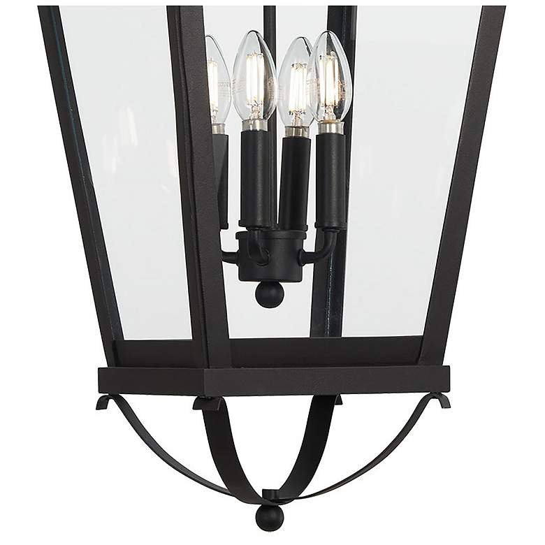 Image 3 Savannah 25 3/4"H Sand Coal 4-Light Outdoor Hanging Light more views