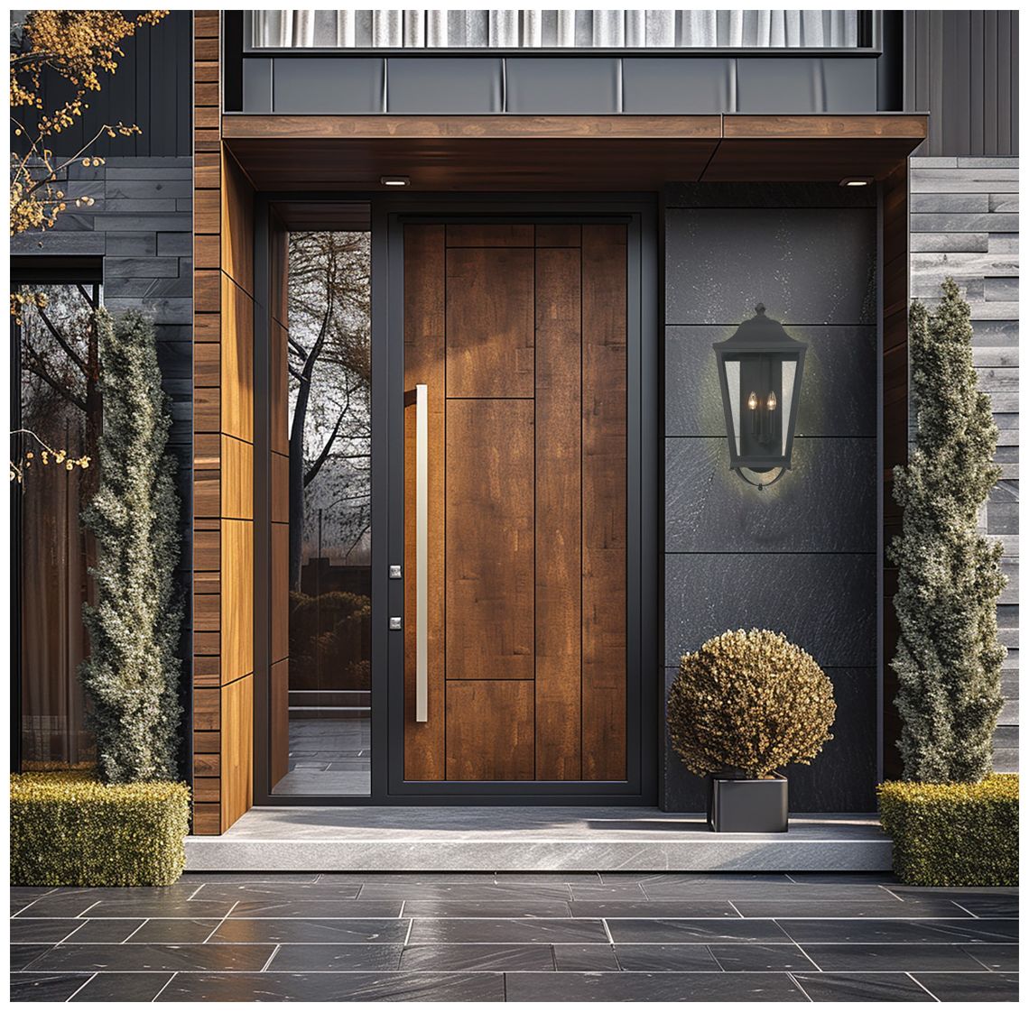 Image 4 Savannah 29 1/4" High Sand Coal 4-Light Outdoor Wall Light more views