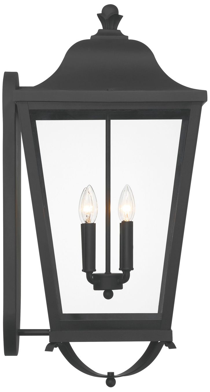 Image 6 Savannah 29 1/4" High Sand Coal 4-Light Outdoor Wall Light more views