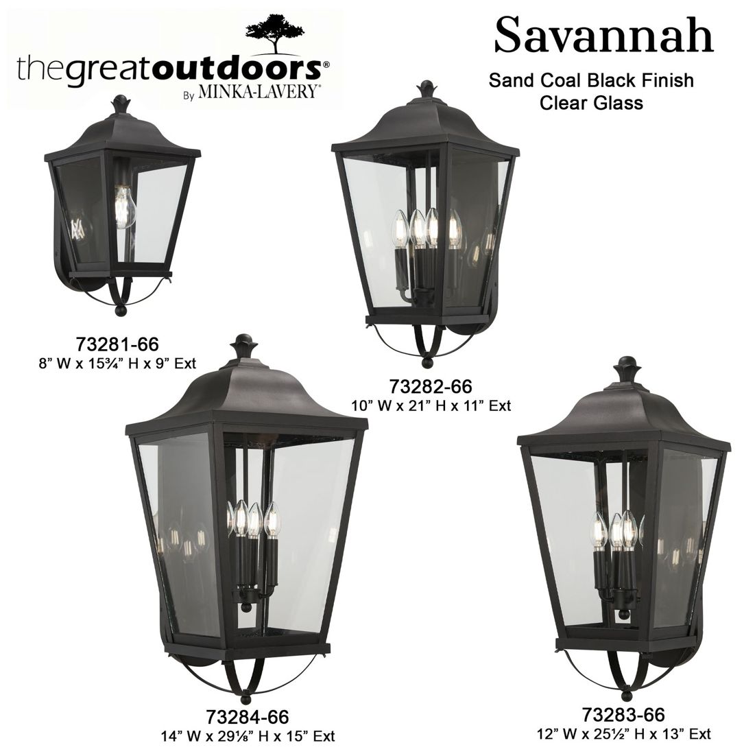 Savannah 29 1/4" High Sand Coal 4-Light Outdoor Wall Light