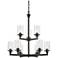Savannah 29" Wide Bronze 9-Light Chandelier