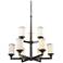 Savannah 29" Wide Olde Bronze 9-Light Chandelier