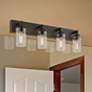 2_Savannah 31 1/2" Wide Bronze 4-Light Vanity Bath Light