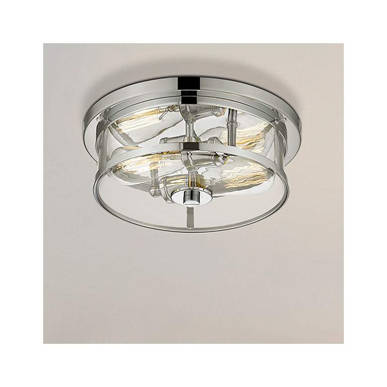 Image 2 Savannah 38 3/4" Wide Chrome 5-Light Bath Light