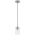 Savannah 4 1/2" Wide Brushed Nickel Mini Pendant
