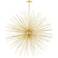 Savannah 40" Wide Gold Leaf 14-Light Sputnik Chandelier