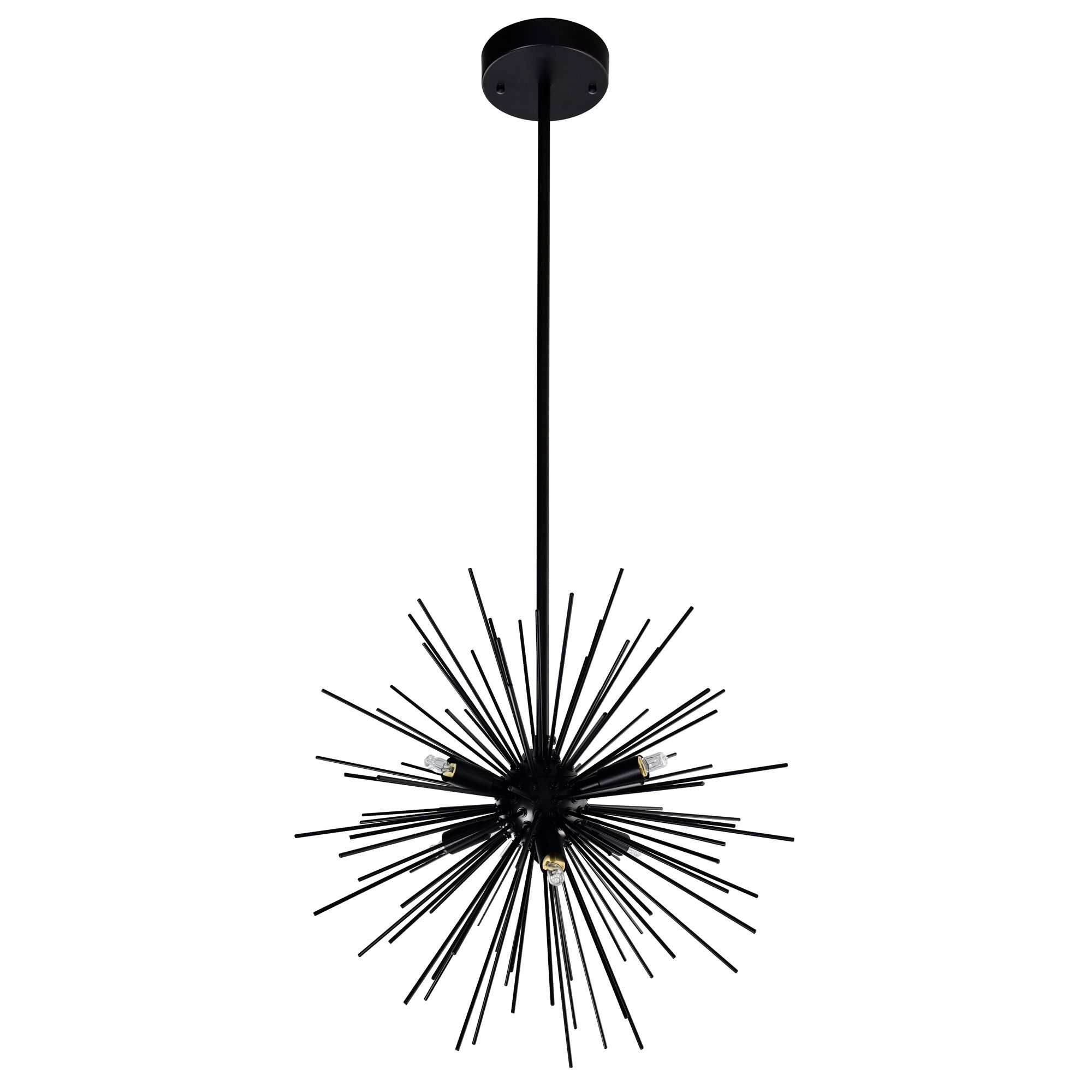 Image 5 Savannah 6 Light 16in Black Chandelier more views