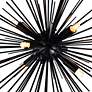3_Savannah 6 Light Chandelier With Black Finish more views
